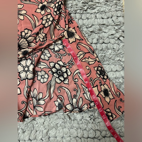 NWOT For Love & Lemons Ayla Midi Dress in Pink Floral Pattern - Picture 11 of 12